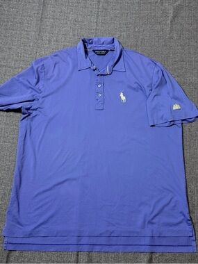 Polo by Ralph Lauren Men’s Royal Purple Short-Sleeve Polo Shirt